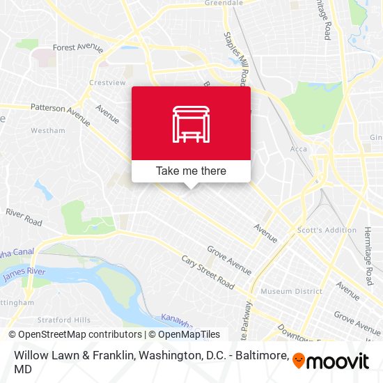 Mapa de Willow Lawn & Franklin