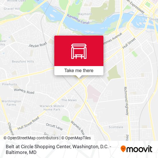 Belt at Circle Shopping Center map