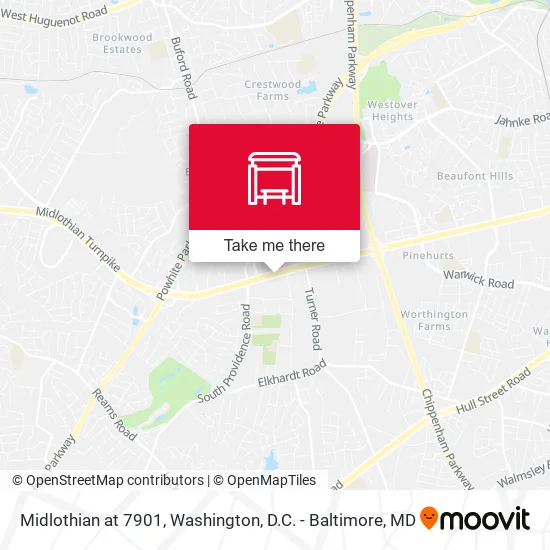 Midlothian at 7901 map