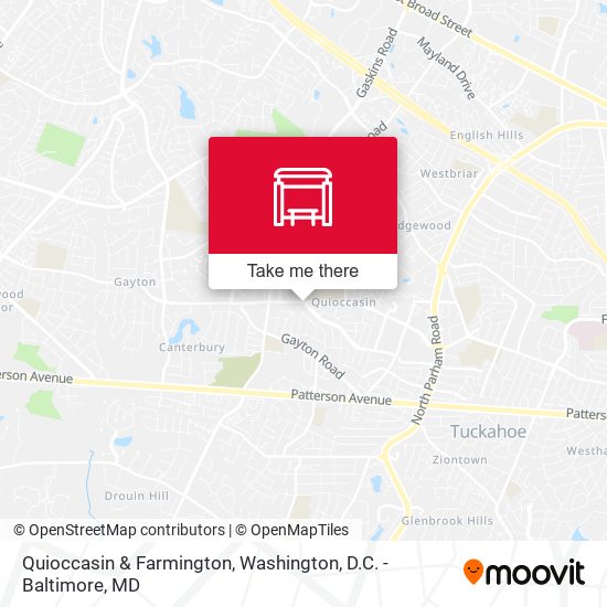 Mapa de Quioccasin & Farmington