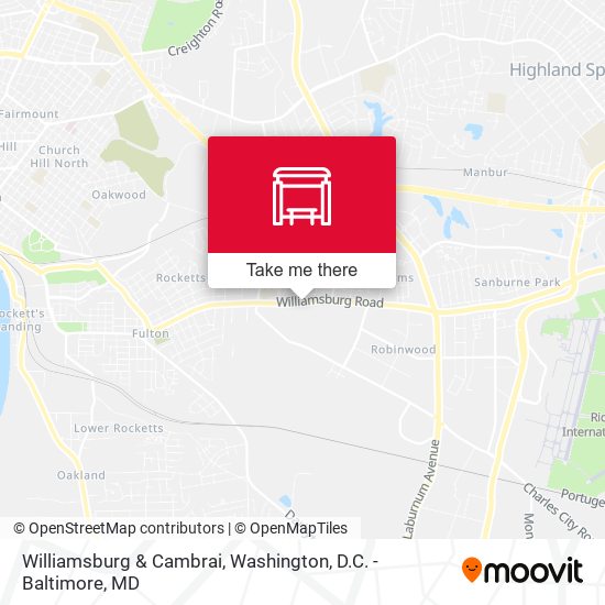 Mapa de Williamsburg & Cambrai