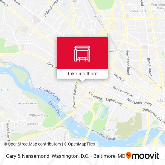 Cary & Nansemond map