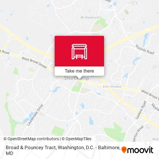 Broad & Pouncey Tract map