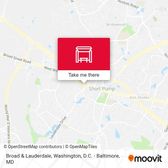 Broad & Lauderdale map