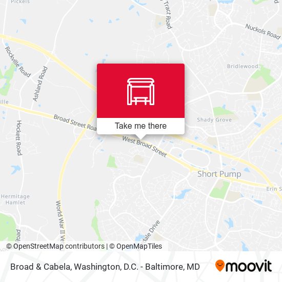 Mapa de Broad & Cabela