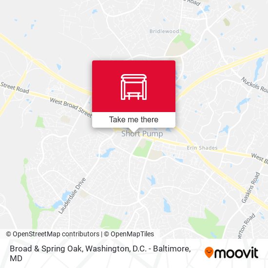 Broad & Spring Oak map