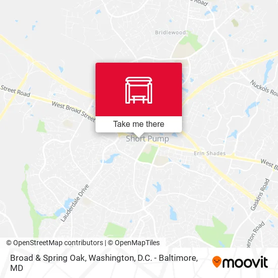 Broad & Spring Oak map