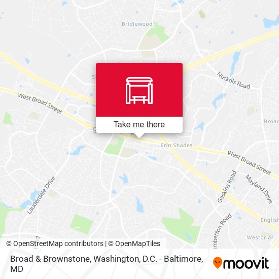 Broad & Brownstone map