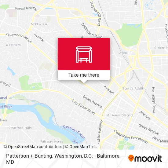 Patterson + Bunting map