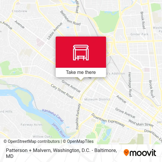 Patterson + Malvern map