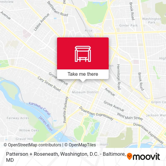 Patterson + Roseneath map