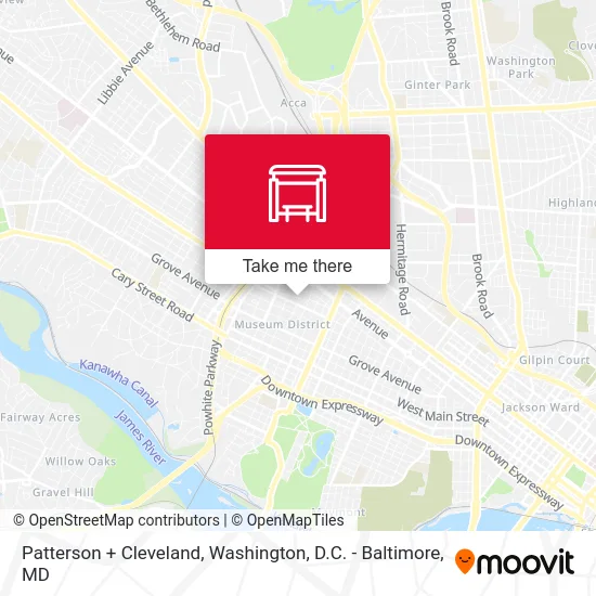 Patterson + Cleveland map