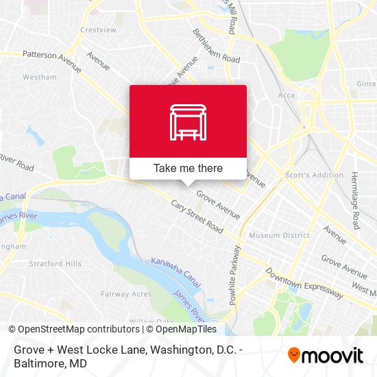 Mapa de Grove + West Locke Lane