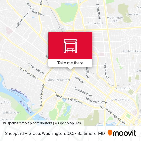 Sheppard + Grace map