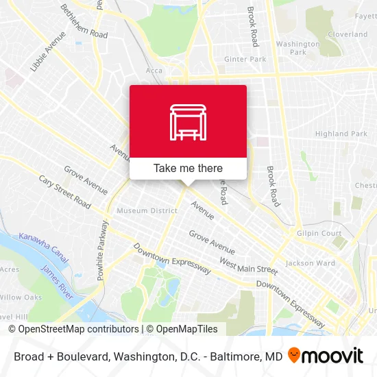 Broad + Boulevard map