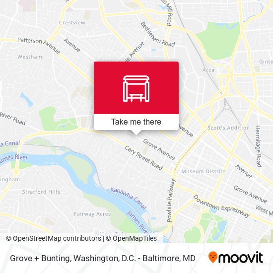 Grove + Bunting map