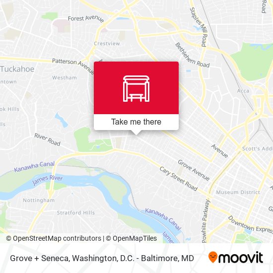 Grove + Seneca map