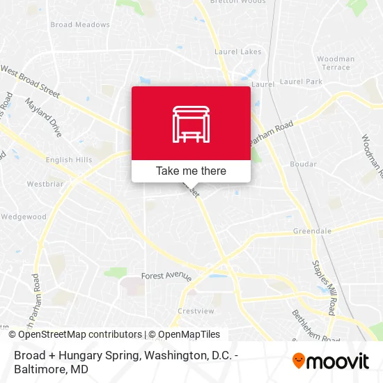 Broad + Hungary Spring map