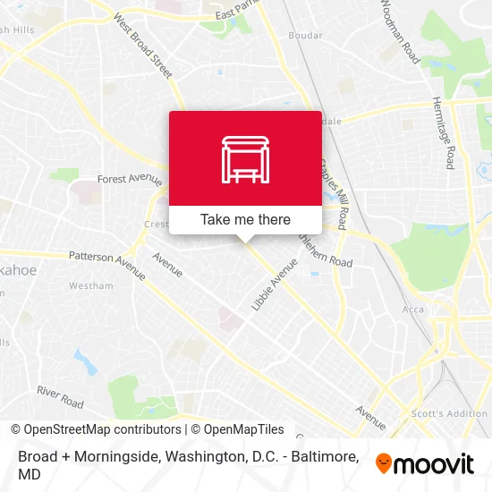 Broad + Morningside map