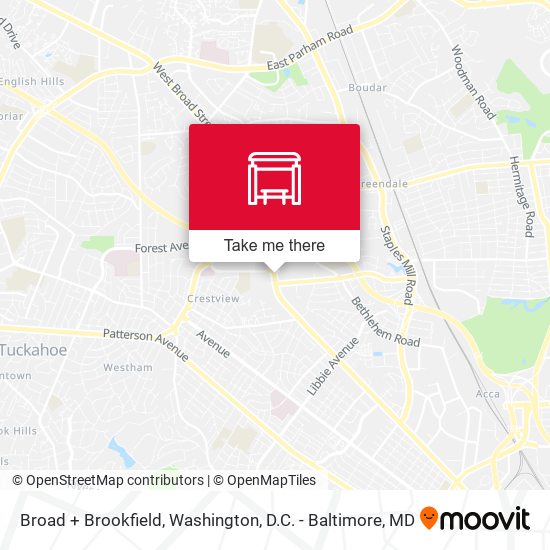 Mapa de Broad + Brookfield