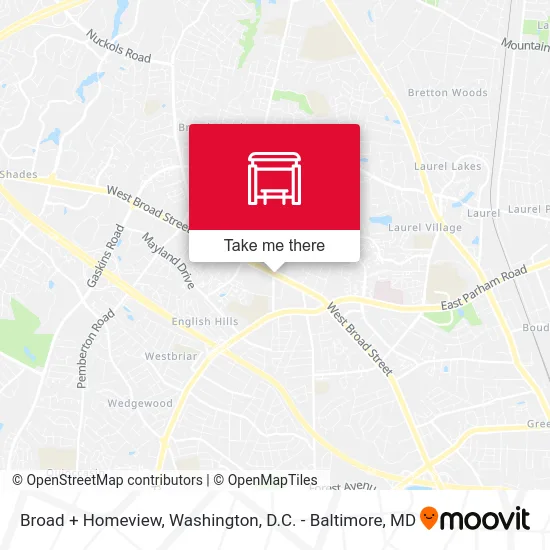 Broad + Homeview map