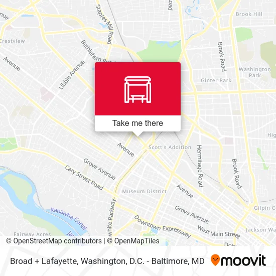 Broad + Lafayette map