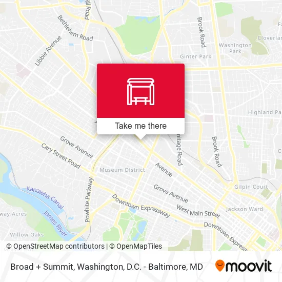 Broad + Summit map