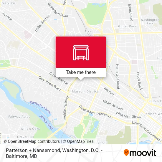 Patterson + Nansemond map