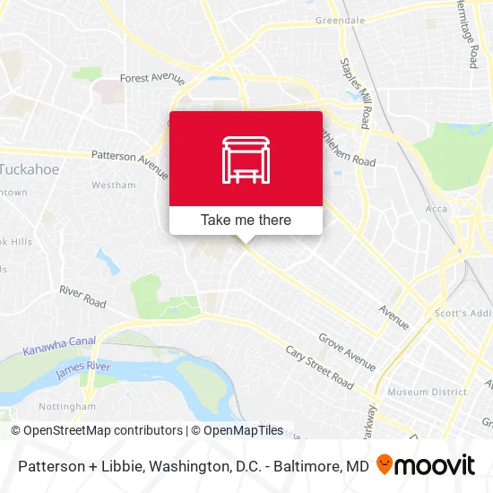 Patterson + Libbie map