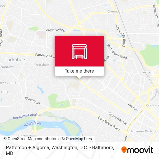 Patterson + Algoma map