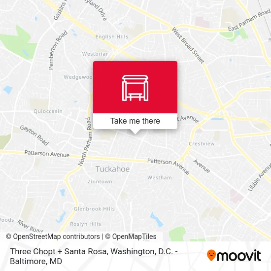 Three Chopt + Santa Rosa map