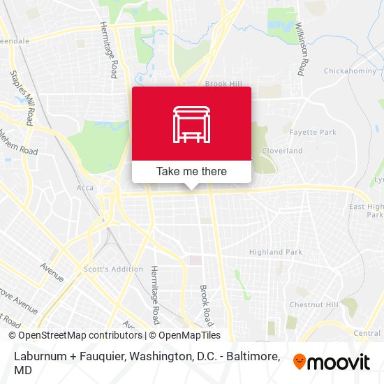 Mapa de Laburnum + Fauquier