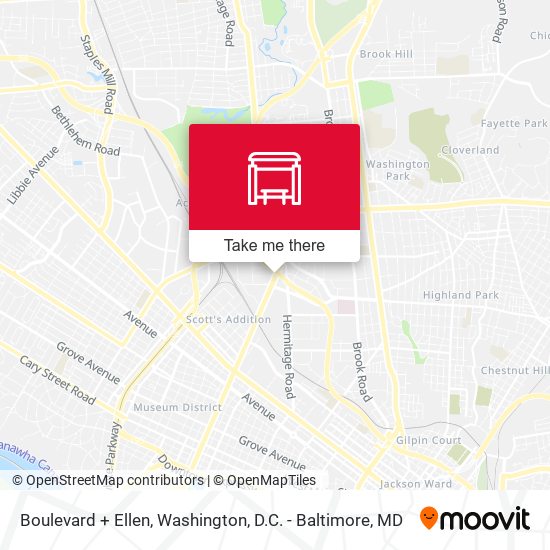 Boulevard + Ellen map