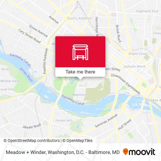 Meadow + Winder map