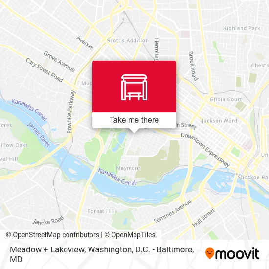 Meadow + Lakeview map