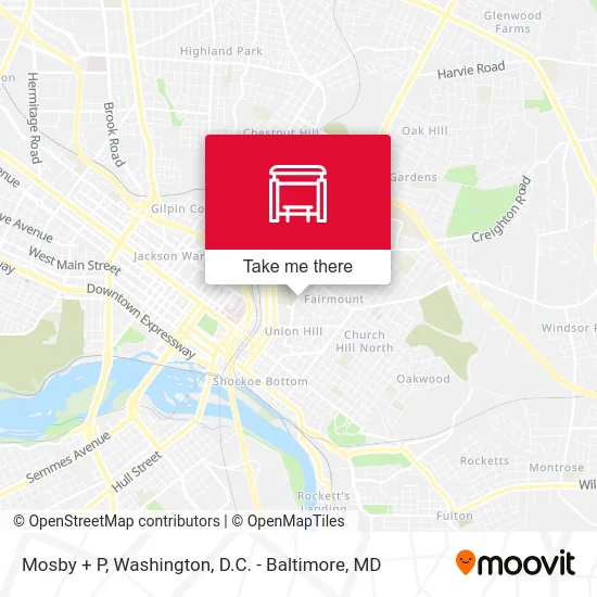 Mosby + P map