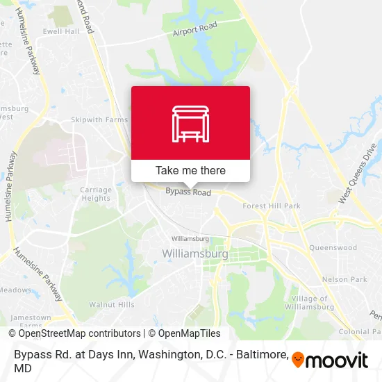 Bypass Rd. at Days Inn map