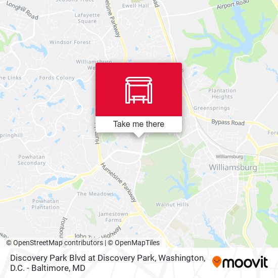 Discovery Park Blvd at Discovery Park map
