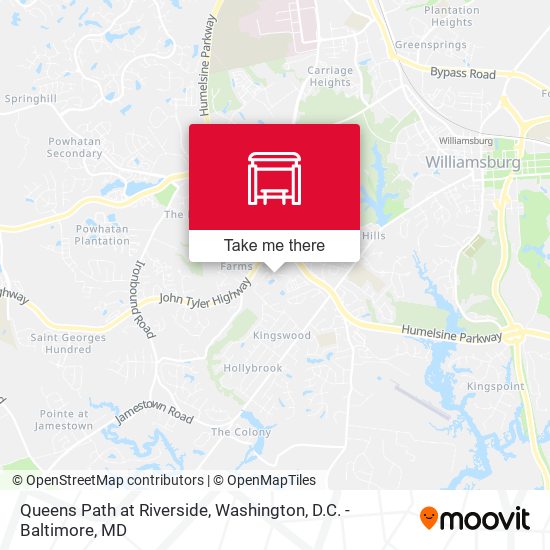 Queens Path at Riverside map
