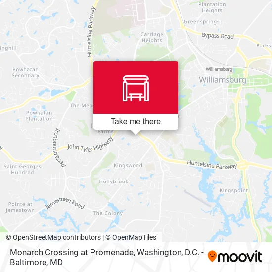 Monarch Crossing at Promenade map