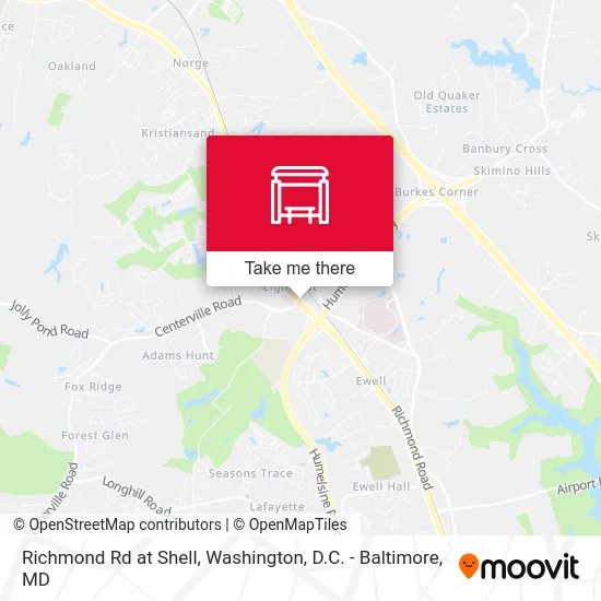 Richmond Rd at Shell map