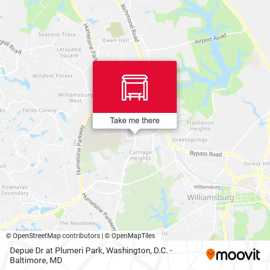 Depue Dr at Plumeri Park map