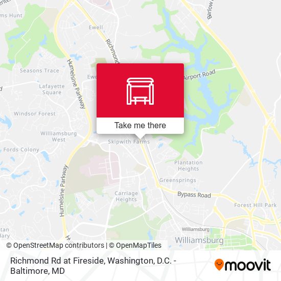 Mapa de Richmond Rd at Fireside
