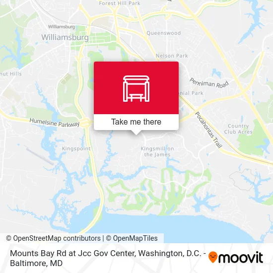 Mounts Bay Rd at Jcc Gov Center map