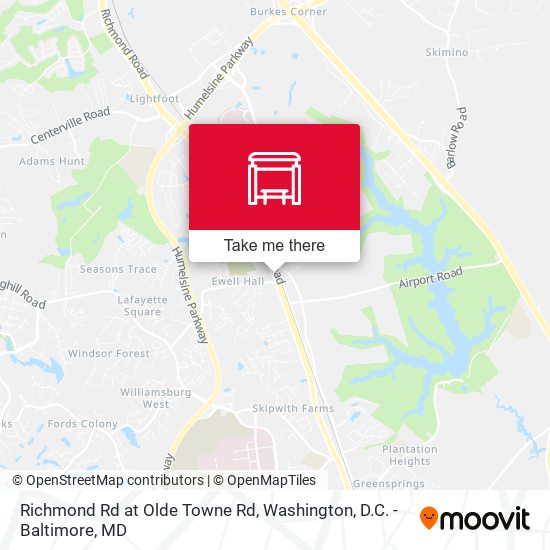 Mapa de Richmond Rd at Olde Towne Rd