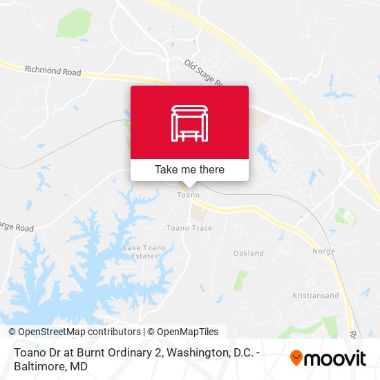 Mapa de Toano Dr at Burnt Ordinary 2