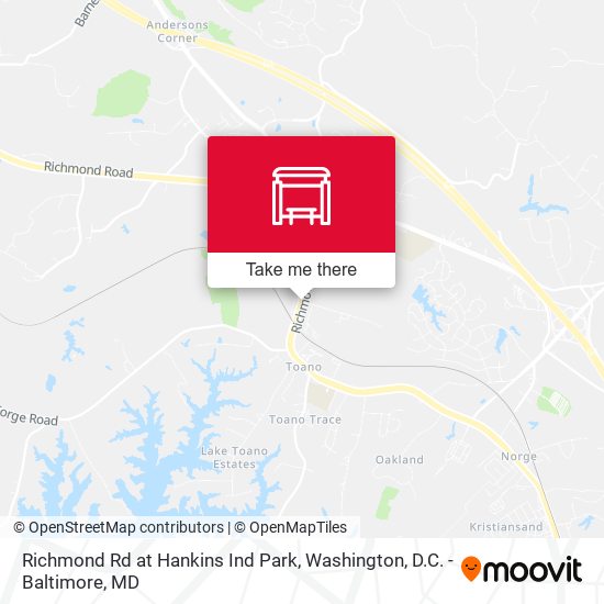 Richmond Rd at Hankins Ind Park map