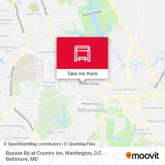 Bypass Rd at Country Inn map