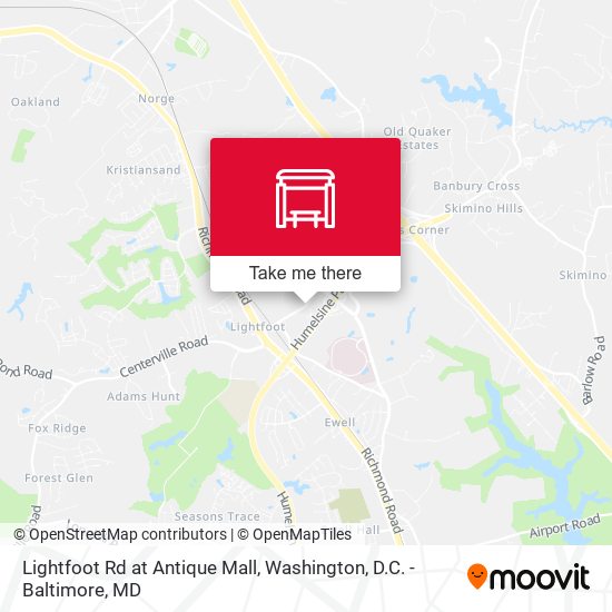 Mapa de Lightfoot Rd at Antique Mall