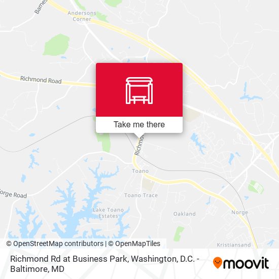 Mapa de Richmond Rd at Business Park